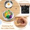 Wooden Toy Kitchen Playset with Faucet and Cooking Accessories